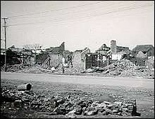 War damage in the southern section of Nanking. Photo taken by an American missionary, Ernest Forster, in March 17, 1938.